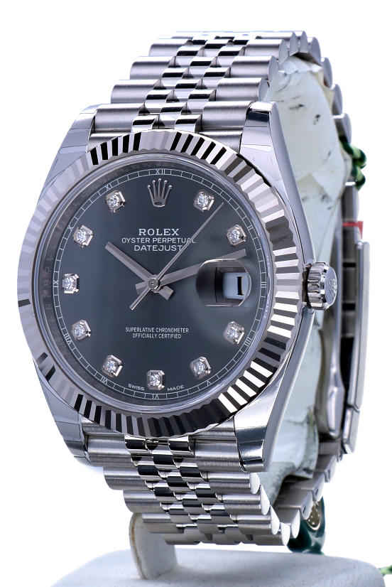 Rolex Datejust II Jubilee Steel Rhodium 