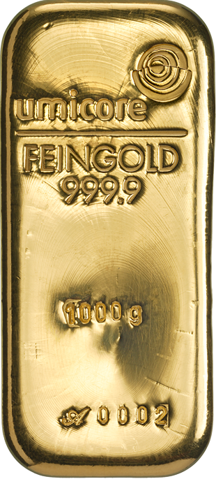1000 gram goud - goudbaar