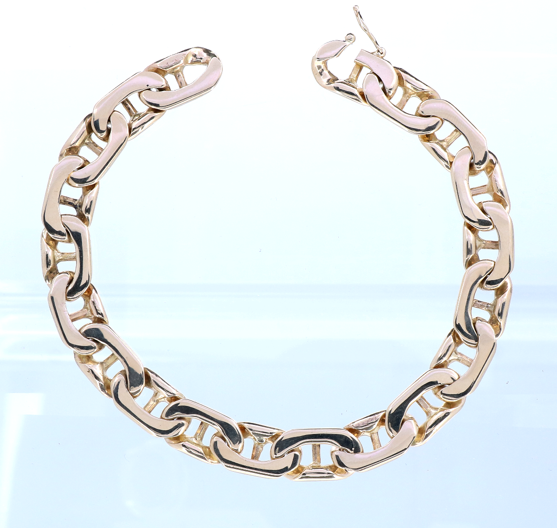 Prachtige Gouden Armband Rolex Schakel 14K || 57,8 gram - Kleen Edelmetalen