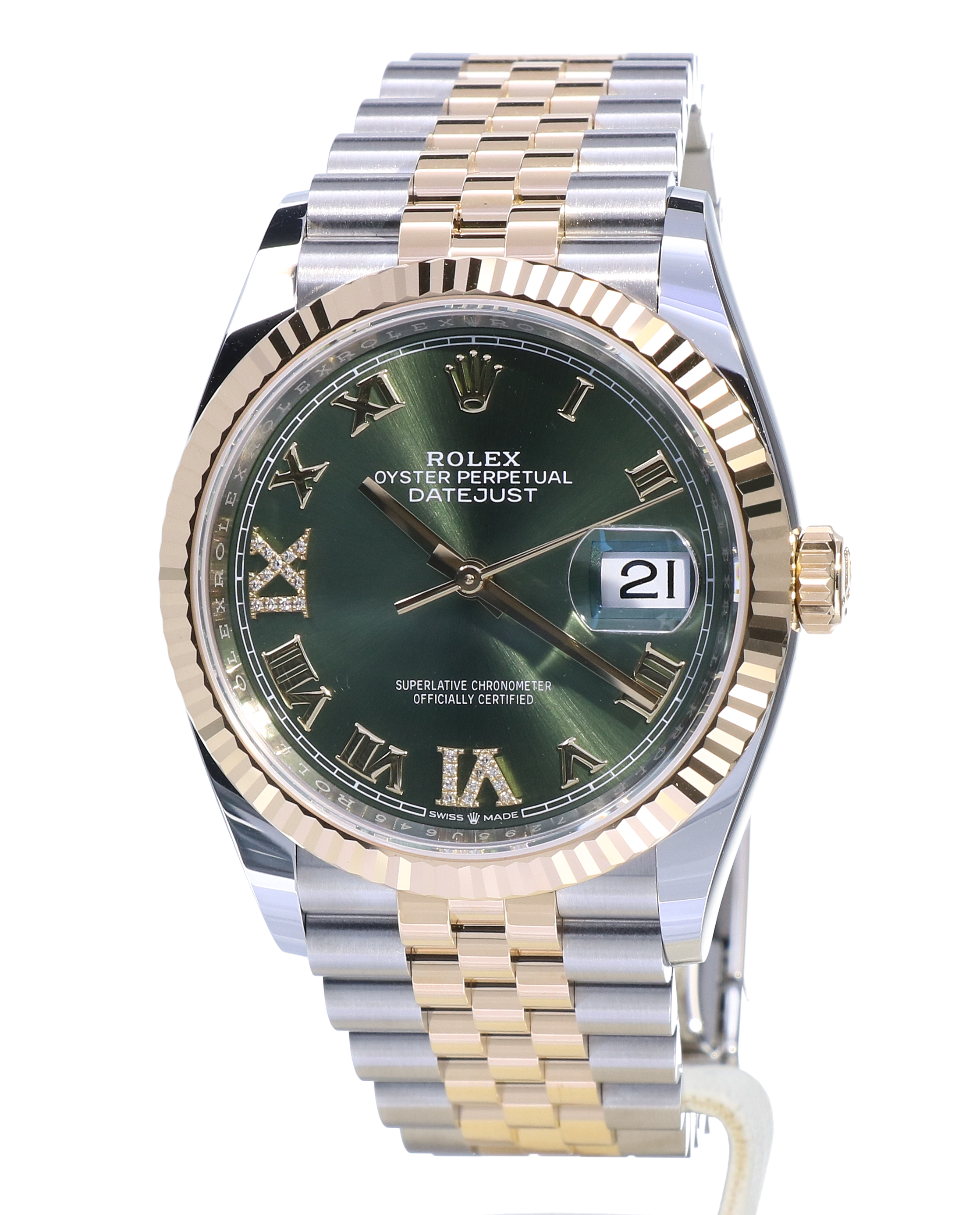 datejust 36 gold and steel