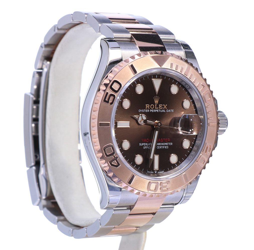 rolex yacht master 40 rose gold pre owned