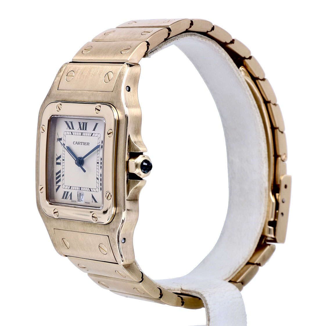 Cartier Santos Galbée 18K Yellow Gold 29 x 41 mm // Full Set 1992 - Kleen  Edelmetalen