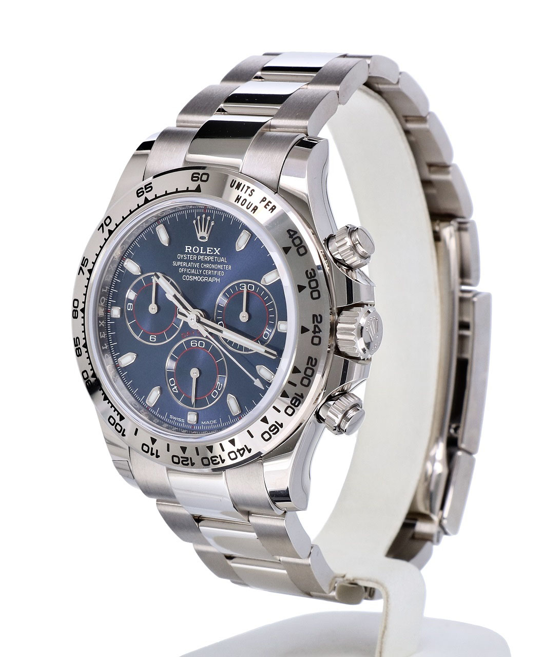 Rolex Oyster Daytona Cosmograph White Gold Blue Dial 40 mm // UNWORN 2022 -  Kleen Edelmetalen