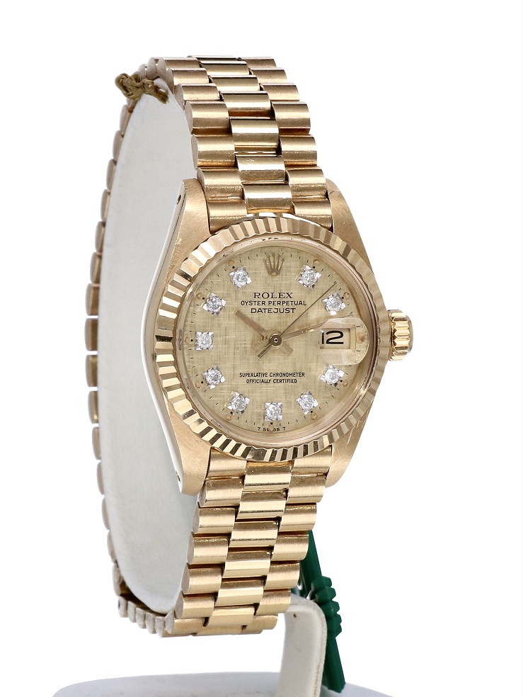 Rolex Oyster Lady Datejust 18K Yellow 