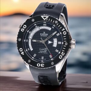 Edox Class-1 Day Date - Titanium 45 mm