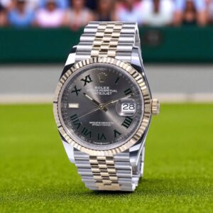 Rolex Datejust 36 Jubilee - Gold Steel - Slate Roman Wimbledon // UNWORN 2025
