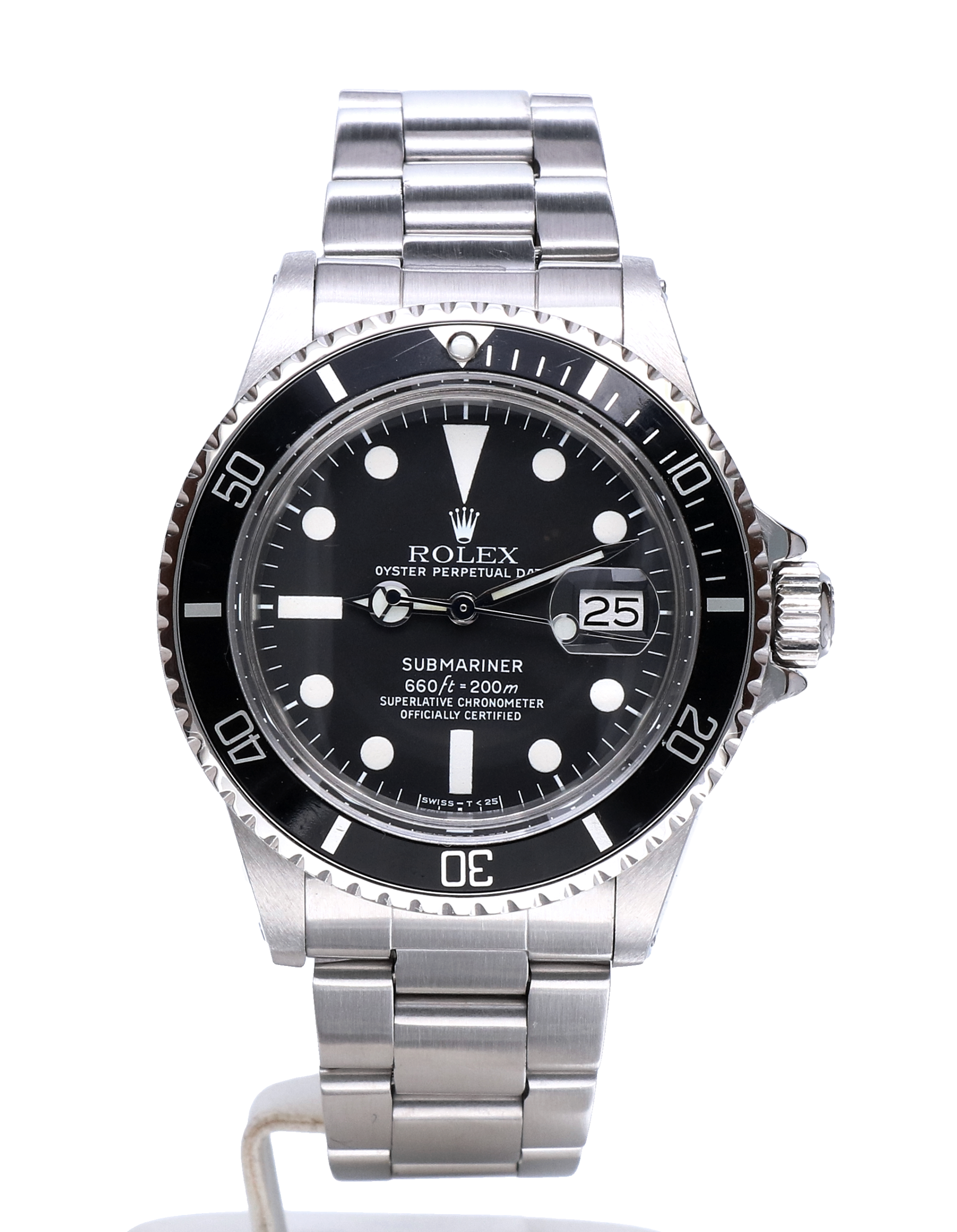 1680 Rolex Oyster Submariner Date Steel Plexi 40 mm // Watch Only 1978
