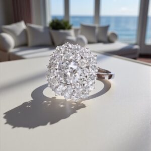 18K White Gold – Cocktail Model with 4.70 CT Diamonds