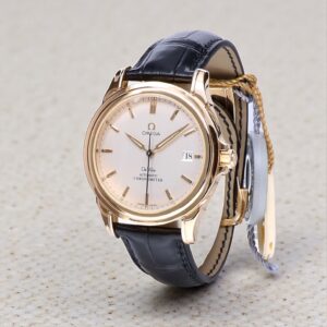 4631.30.31 Omega De Ville Co-Axial Yellow Gold Champagne Silver Dial 18 KRT // Full Set 2003