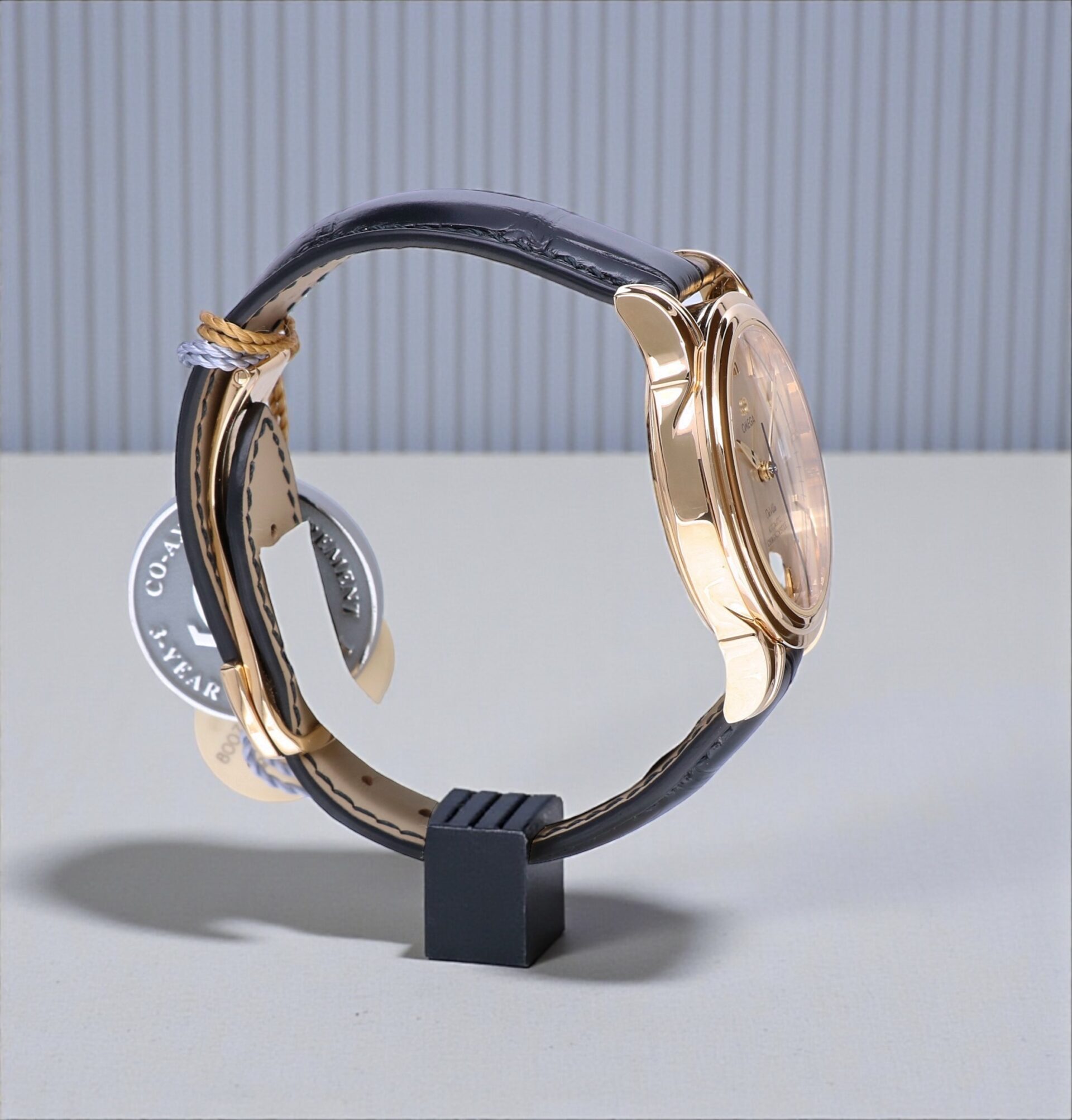 4631.30.31 Omega De Ville Co-Axial Yellow Gold Champagne Silver Dial 18 KRT // Full Set 2003