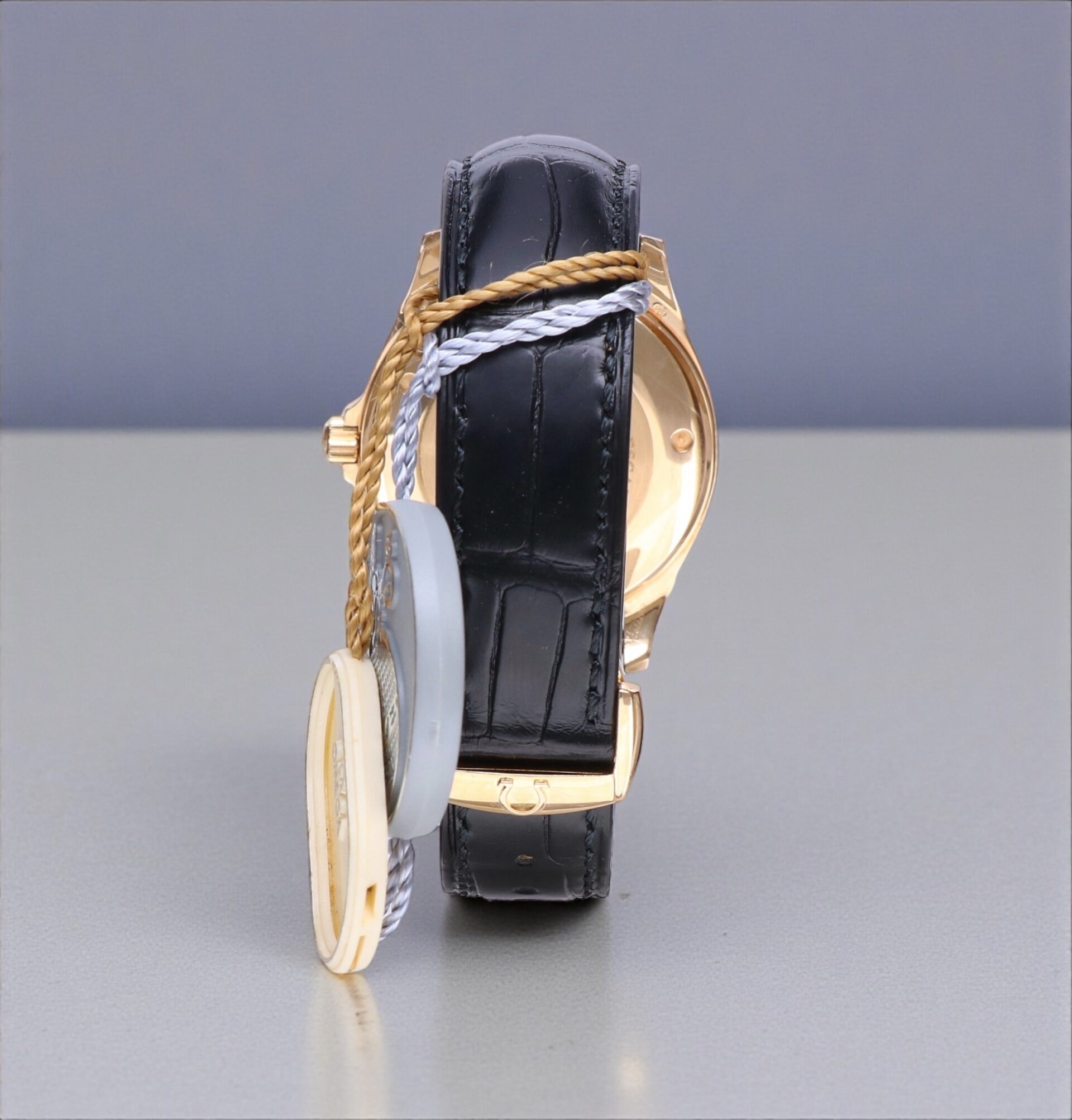 4631.30.31 Omega De Ville Co-Axial Yellow Gold Champagne Silver Dial 18 KRT // Full Set 2003