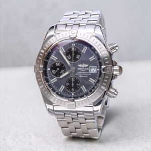 A13356 Breitling Chronomat Evolution Steel Grey Dial - Full Set 2009