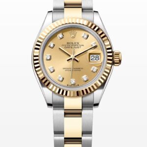 279173 Rolex Lady-Datejust Gold Steel Champagne Diamonds 28 mm // Full Set 2026