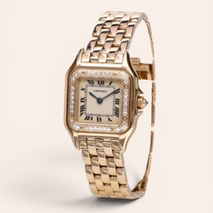 Cartier Panthère 18K Yellow Gold with Factory Diamonds 22 mm - Box & Papers 2002