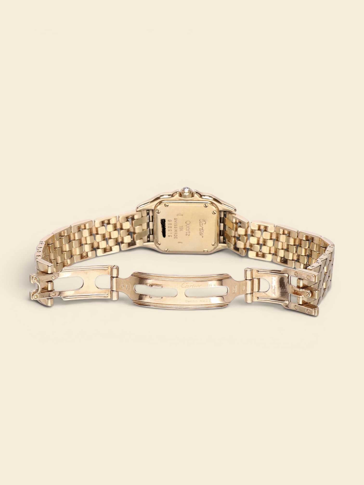 Cartier Panthère 18K Yellow Gold with Factory Diamonds 22 mm - Box & Papers 2002