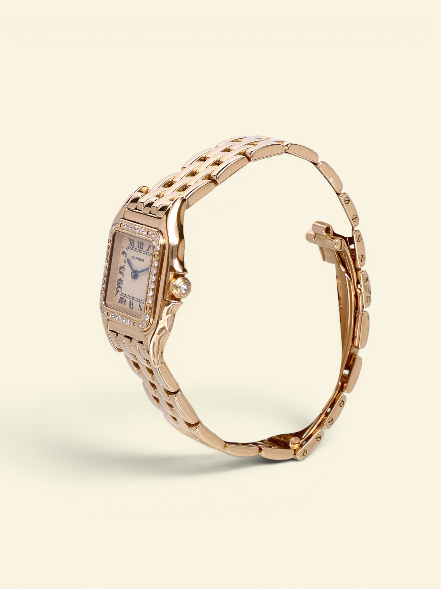 Cartier Panthère 18K Yellow Gold with Factory Diamonds 22 mm - Box & Papers 2002