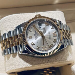 126233 Rolex Oyster Datejust Jubilee Gold Steel Silver Star Diamonds 36 mm // Full Set 2024