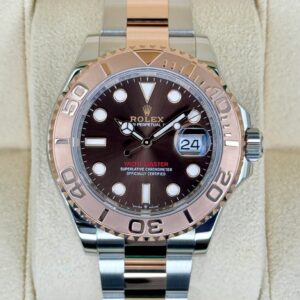 126621 Rolex Oyster Yacht-Master Rose Gold Steel Chocolate 40 mm // Full Set 2023