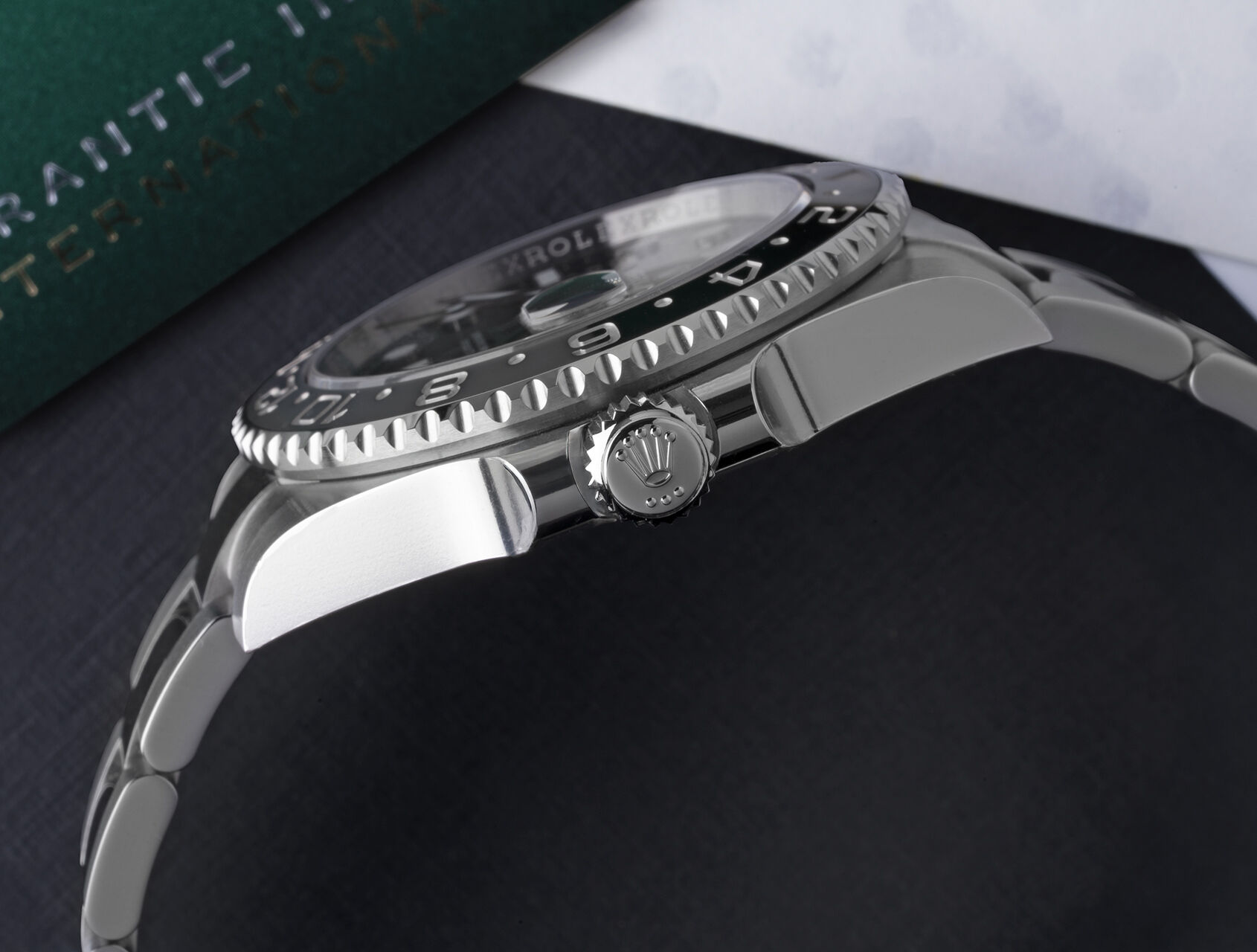126710GRNR Rolex Oyster GMT Master II Steel Bruce Wayne 40 mm // Full Set 2024
