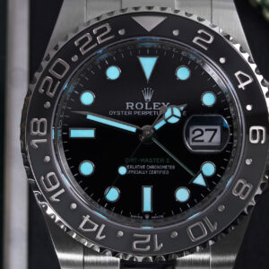 126710GRNR Rolex Oyster GMT Master II Steel Bruce Wayne 40 mm // Full Set 2024