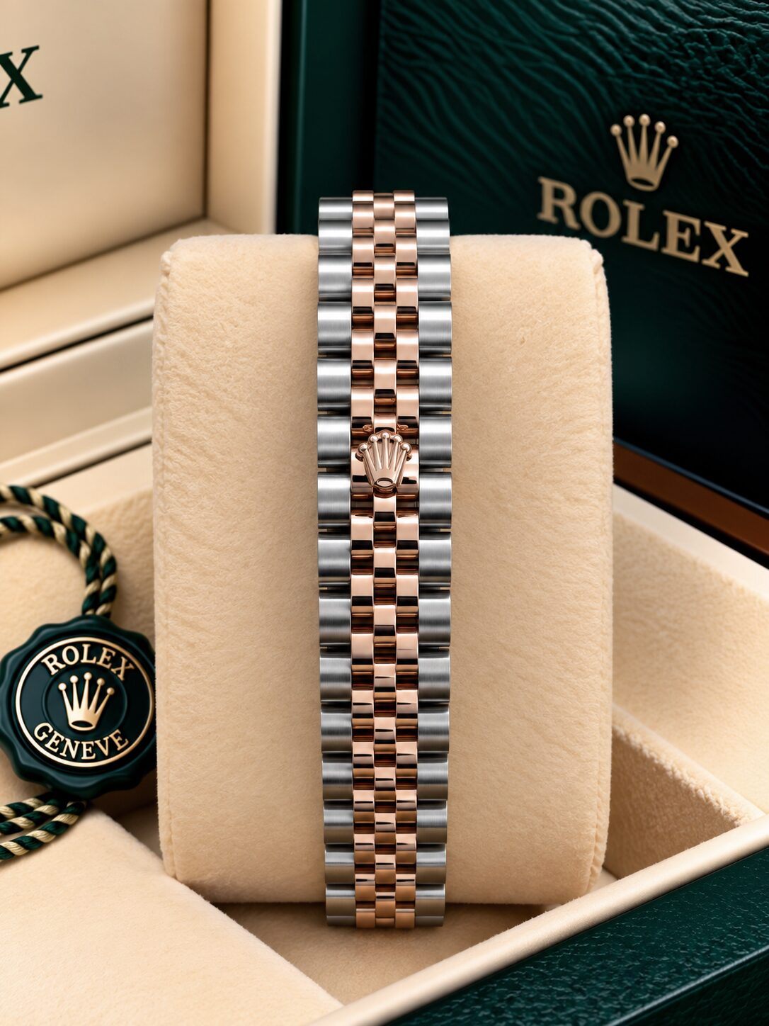 279171 Rolex Lady Datejust Rose Gold Steel Jubilee Chocolate Diamonds 28 mm // Full Set 2020