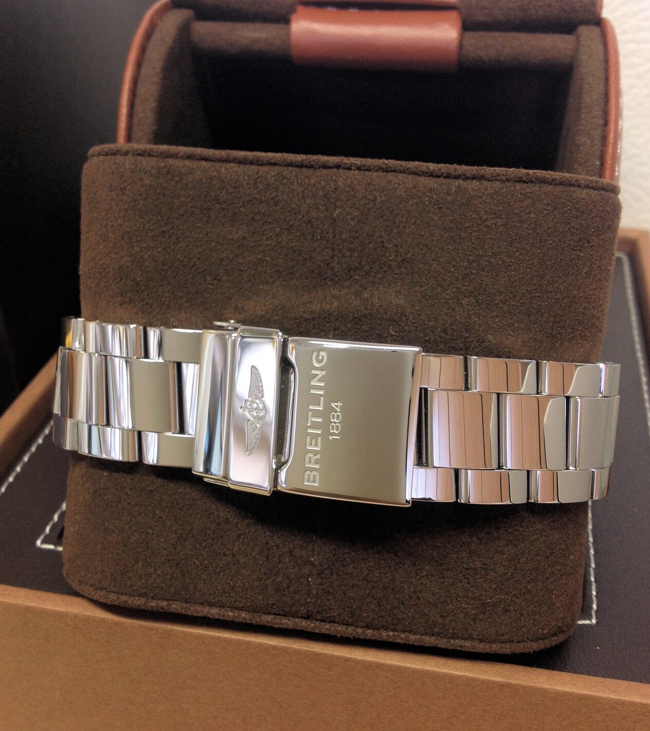 A13381 Breitling Avenger II Chronograph Pilotstrap Steel 43 mm // Full Set 2019