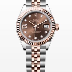 279171 Rolex Lady Datejust Rose Gold Steel Jubilee Chocolate Star Diamonds 28 mm // Full Set 2024