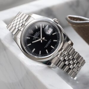 116200 Rolex Oyster Datejust Jubilee Steel Black Dial 36 mm // Full Set 2008
