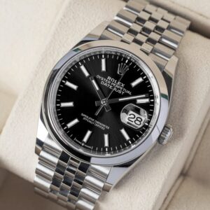 126200 Rolex Oyster Datejust Jubilee Steel Black Dial 36 mm // Full Set 2021