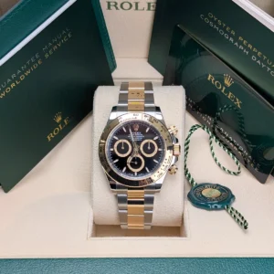 126503 Rolex Oyster Daytona Cosmograph Gold Steel Black Dial 40 mm // Full Set 2026