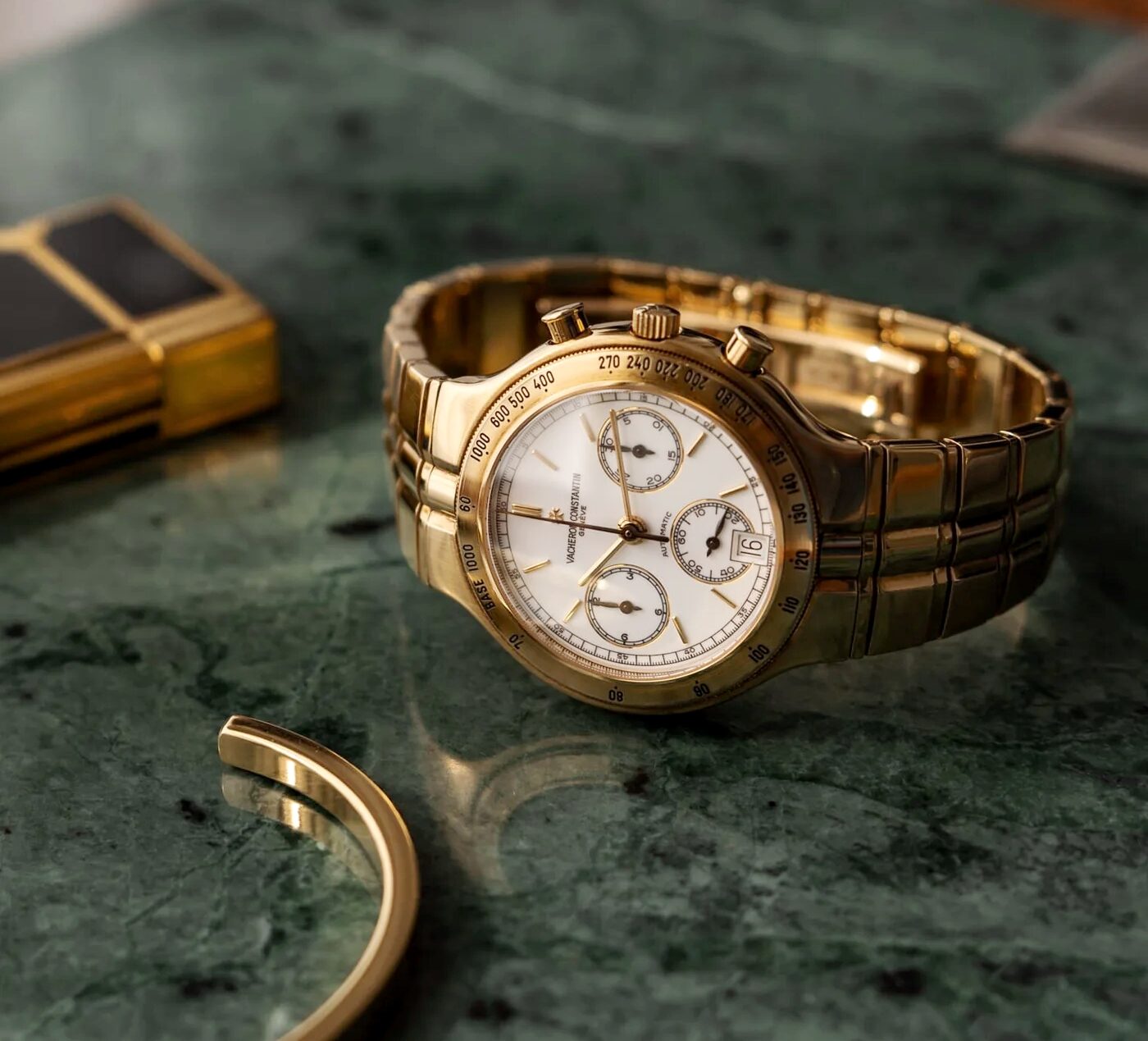49001 Vacheron Constantin Phidias Chronograph Yellow Gold 35 mm // Vintage Dresswatch 18 KRT