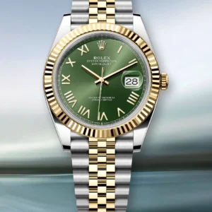 126333 Rolex Oyster Datejust II Jubilee Gold Steel Olive Green Roman 41 mm // UNWORN 2026